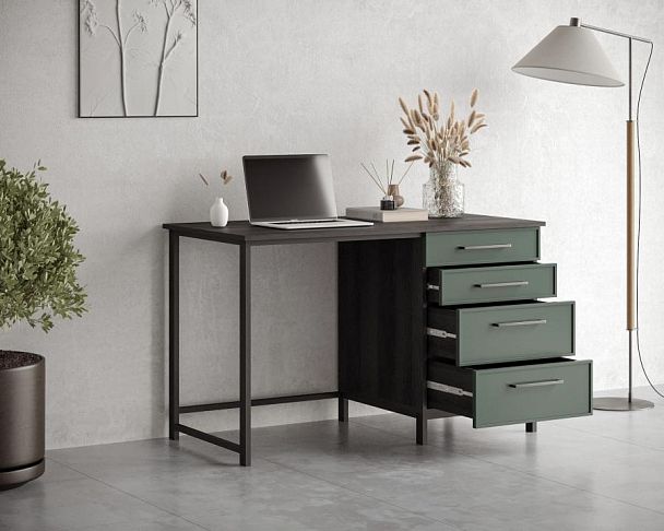 Стол рабочий Nicole c одной тумбой NR23G - Вид 2