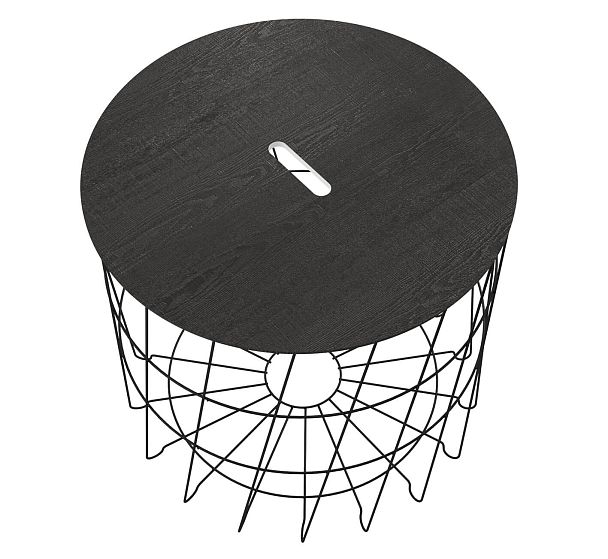 Столик журнальный Sheffilton SHT-CT41 сонора/черный муар - Вид 3