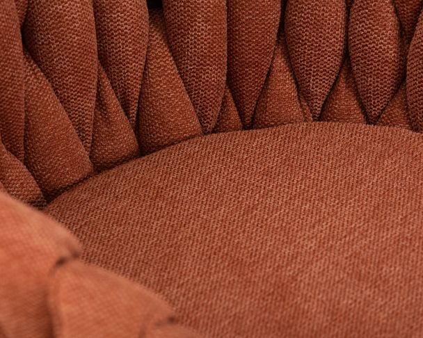 Стул обеденный DOBRIN MATILDA (оранжевая ткань (LAR 275-27)) - Вид 10