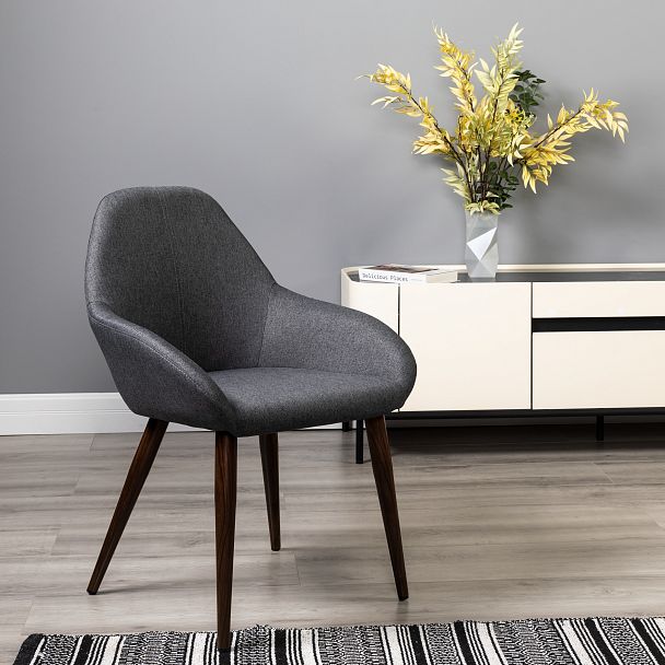 Кресло Kent тёмно-серый/т.орех - Вид 9