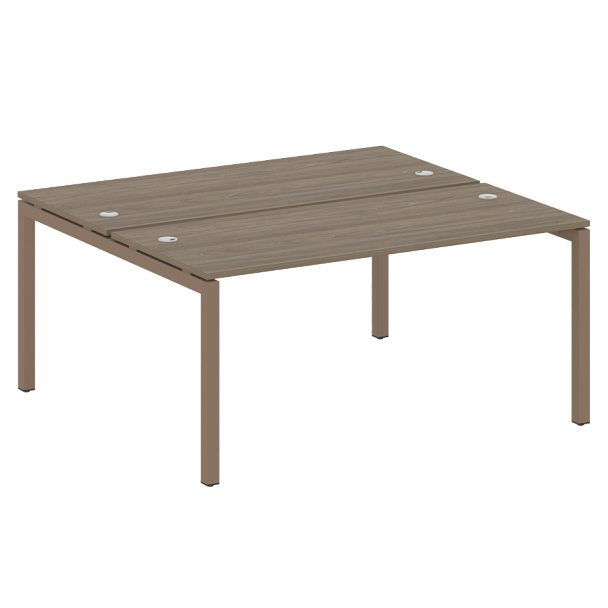 Metal System Quattro Р. ст. на П-образном м/к 50БП.РАС-СП-2.4 Вяз/Мокко металл 1600*1475*750 - Вид 1