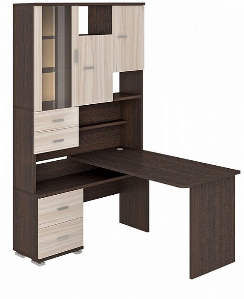 Стол компьютерный Домино СР-620/140 Венге/Карамель левый - Вид 2