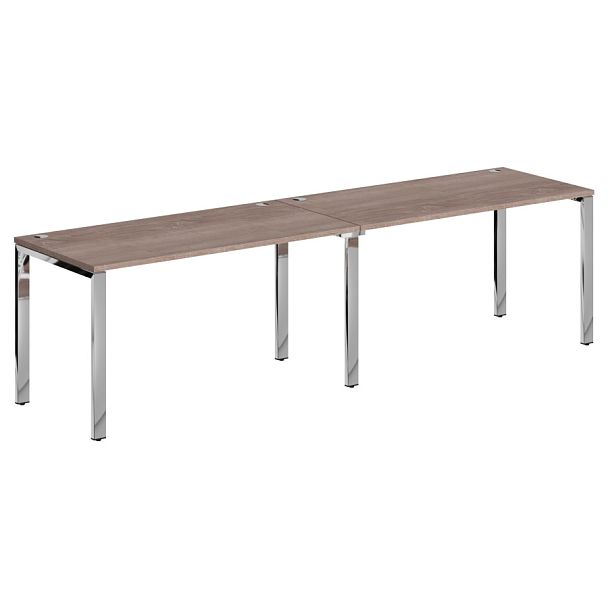 Стол 2-х местный XGWST 2870.1 Дуб Сонома/Нержавеющая сталь 2800х700х750 XTEN GLOSS - Вид 1