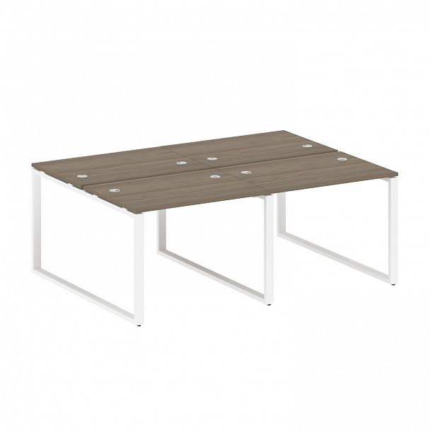 Рабочая станция "Metal System" БО.СМ-4.1 вяз/белый - Вид 1