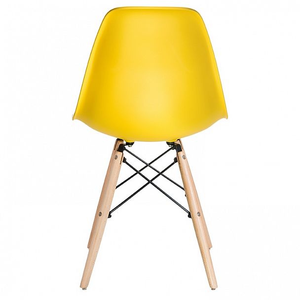 Стул обеденный LMZL-PP623 (ножки светлый бук, цвет сиденья жёлтый) - Вид 3
