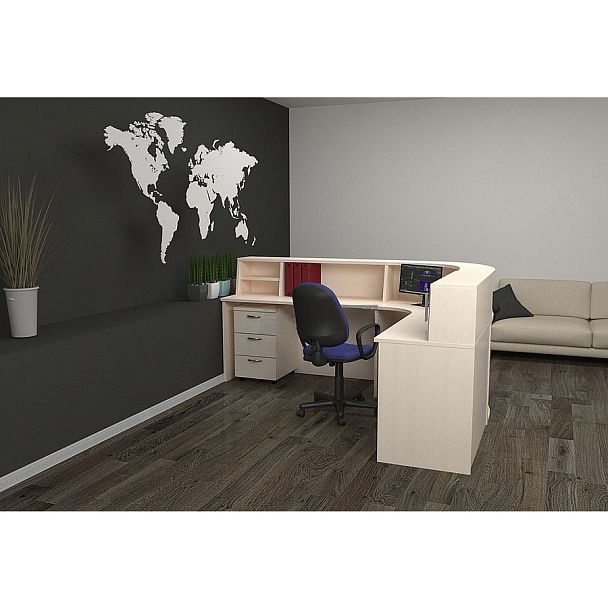 Стойка прямая с внешней полкой Фокус 800 - Вид 5