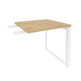 Onix Direct Брифинг-приставка на О-образном м/к O.MO-BR-7 Тиквуд светлый/Белый металл 780*720*750 - Фото предпросмотра