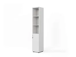 ЛАЙТ / LIGHT RLG031-35x35 Шкаф комбинированный 35x35x183 Белый - Фото предпросмотра