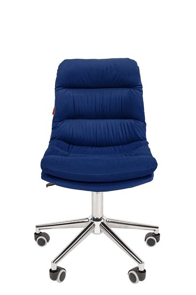 Кресло Chairman Home 115 Россия ткань Т-82 синий - Вид 1