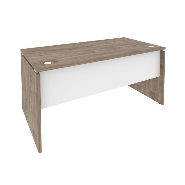 Onix Стол письменный O.SP-4.8 Тиквуд темный/Белый бриллиант 1580*800*750 - Вид 1