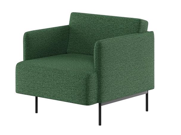 Stenly Диван одноместный STN-1 Ness 008/Металл Черный 800*840*760 - Вид 1