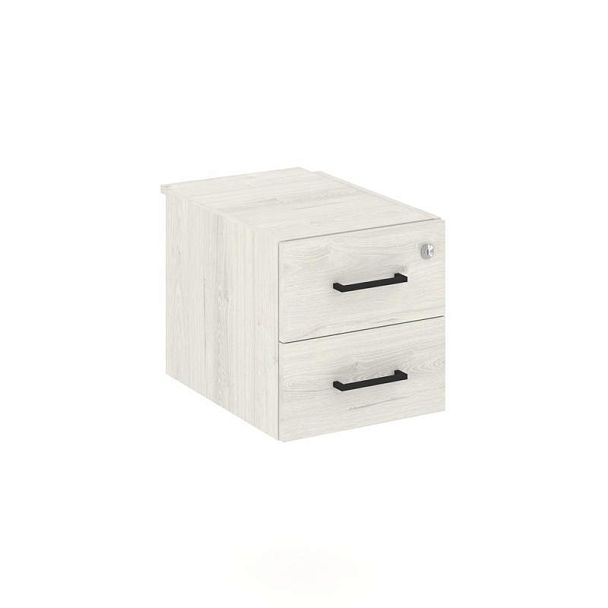 Стайл Проджект Тумба с 2 ящ. SN.TP-033 Дуб Наварра/Черный Ручки 343*607*356 - Вид 1