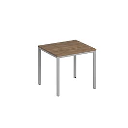 Стол письменный на металлокаркасе МП2 Комфорт МП2 К.С2 180 ШТ дуб шамони темный / серый - Фото предпросмотра