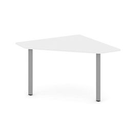 Стайл Проджект Угловой элемент перег. стола SN-6.UPRG-031 Белый/Металл Серый 1180*1180*750 - Фото предпросмотра