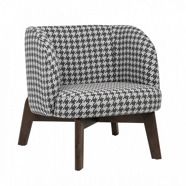 Кресло Dasch, жаккард / клетка - Вид 1