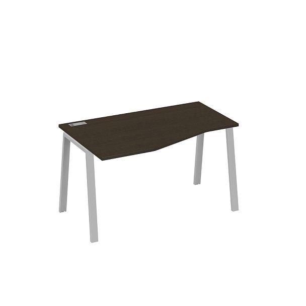 Стол эргономичный левый "Техно" на металлокаркасе TRE A4 А4 Б3 063 БП венге / металлокаркас серый - Вид 1