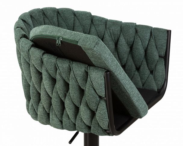 Стул барный DOBRIN LEON (зеленая ткань (LAR 275-23)) - Вид 7