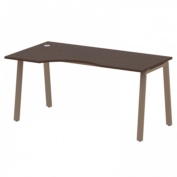 Стол "Metal System" БА.СА-1 венге/мокко - Вид 2