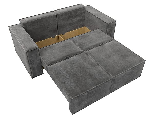 Диван прямой Куба мини Велюр серый - Вид 8