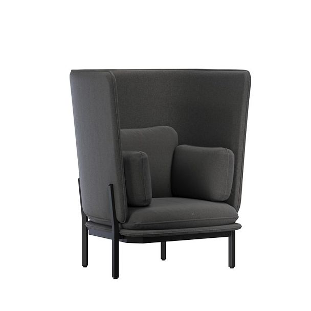 Stato Диван одноместный с высокой спинкой STA-01 Verona 66/Металл Черный 1070*900*1200 - Вид 1