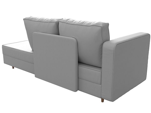 Кушетка Прайм левый (полностью экокожа белая) - Вид 7