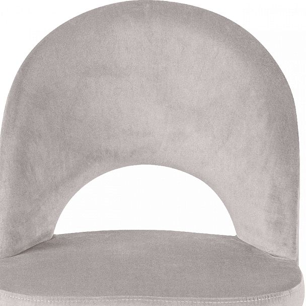 Комплект кухонных стульев Рэди светло-серый велюр/черный, 4 шт. - Вид 7