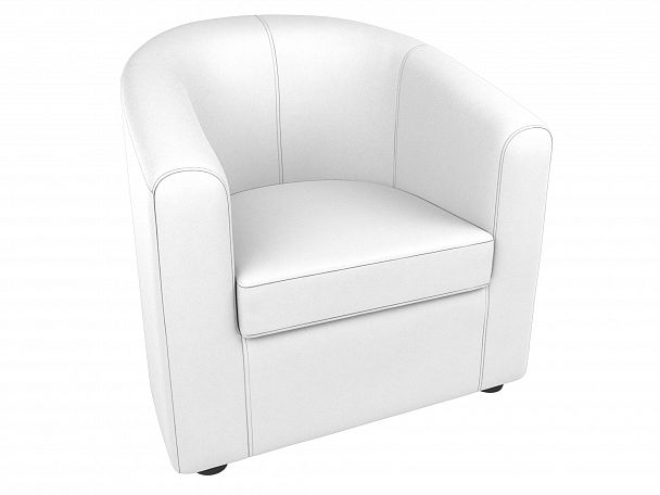 Кресло Норден (полностью экокожа белая) - Вид 5