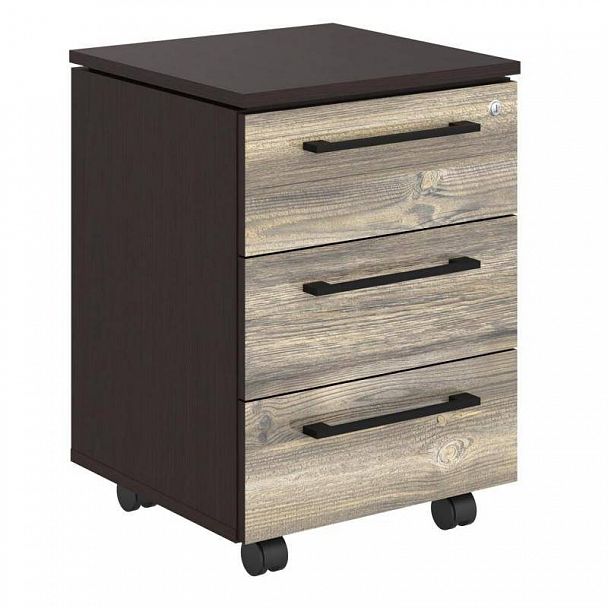 Тумба "Morris" MMC-3D.А Дуб Базель/Венге Магия - Вид 1