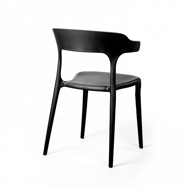 Стул Leo, первичный пластик черный, стопируемый - Вид 5