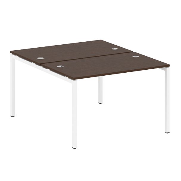 Metal System Quattro Р. ст. на П-образном м/к 40БП.РАС-СП-2.2 Венге/Белый металл 1200*1475*750 - Вид 1