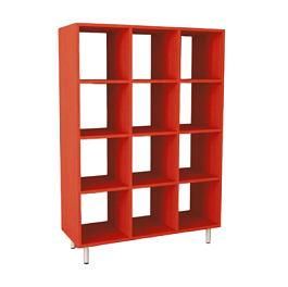 Шкаф для горшков на 12 мест, цветной - Фото предпросмотра