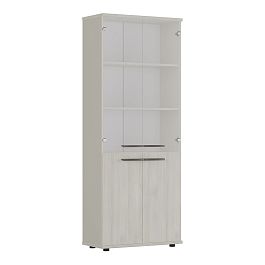 Шкаф для бумаг New Line  дуб шамони светлый - Фото предпросмотра