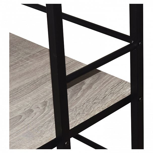 Стол на металлокаркасе BRABIX "LOFT CD-005", 1200х520х1200 мм, 3 полки, цвет дуб антик, 641222 - Вид 10