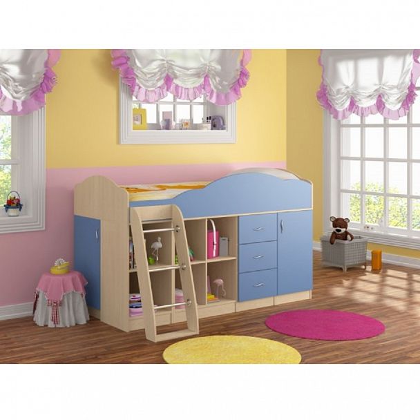 Кровать-чердак "Дюймовочка-5.4" - Вид 2