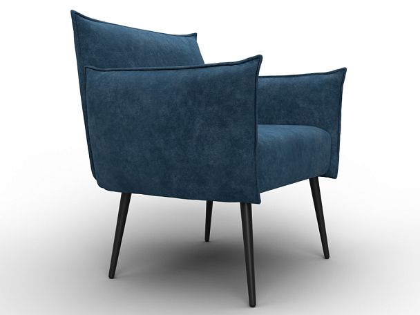 Кресло Лига-083 Велюр синий - Вид 4