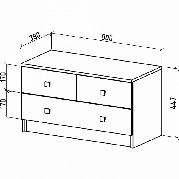 Комод Бостон-3 - Вид 2