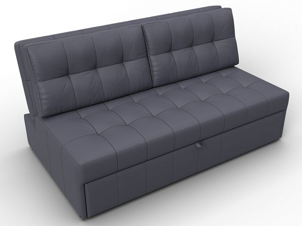 Диван прямой Лига-107 (160) Экокожа серый - Вид 6