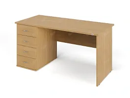 ЛАЙТ / LIGHT RLG008-15x7L Однотумбовый стол 150x70x75 Бук - Фото предпросмотра