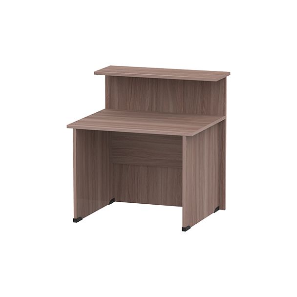 Стойка ресепшн прямая СР-100/80 ясень шимо темный - Вид 2