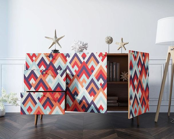 Комод Berber с двумя дверками и ящиками принт 2 арт BB17/Print_02 - Вид 2