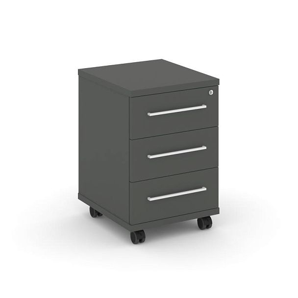 Rift Тумба мобильная усиленная RF.TM-002 Антрацит/Металл Белый 416*460*615 - Вид 1