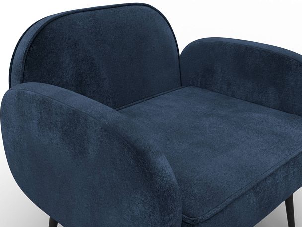 Кресло Лига-086 Велюр синий - Вид 4
