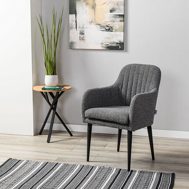 Стул Olaf темно-серый/черный - Вид 8