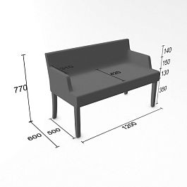 (ely-d2) Диван Элий двойной - Фото предпросмотра