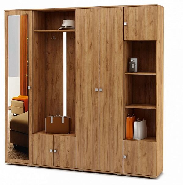 Стенка для прихожей Тунис-5 - Вид 1