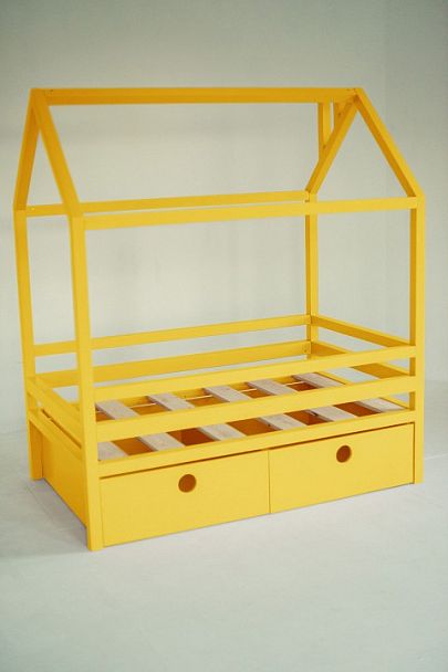 Кровать Дрима Box, желтый - Вид 3