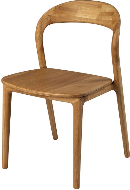Стул деревянный из массива дуба Соул Дуб светлый - Вид 1