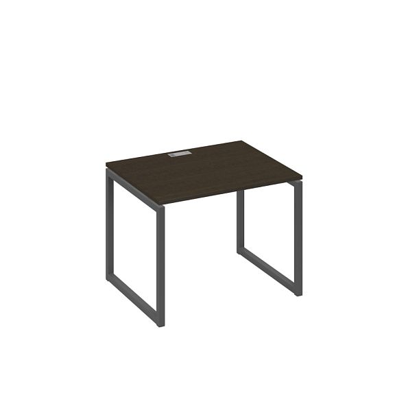 Стол письменный на металлокаркасе QUATTRO A4 А4 Б4 022 БП венге / металлокаркас антрацит - Вид 1