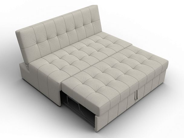 Диван прямой Лига-107 (140) Рогожка бежевый - Вид 7