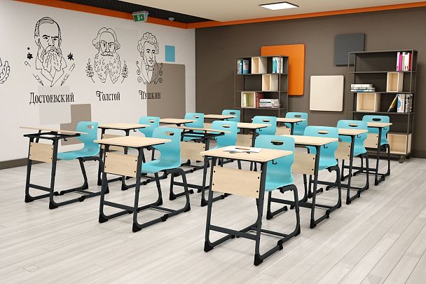 Стул SHT-S-TN22/5-7 а5-7 голубой/антрацит - Вид 11